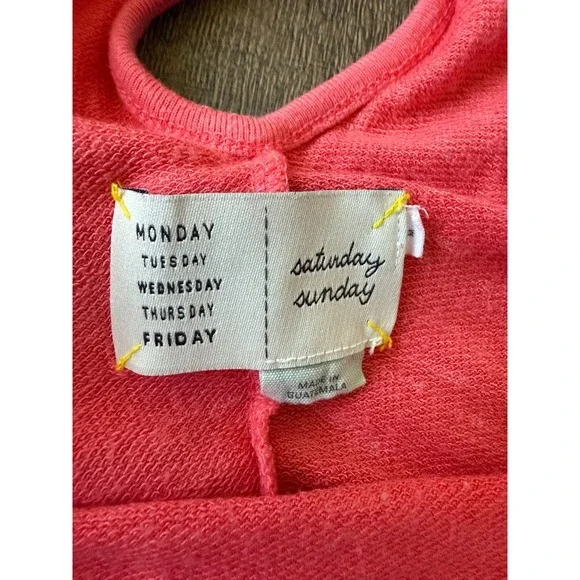 Anthropologie Saturday Sunday Coral Tank Midi Dress Racerback Casual Travel Sz M - Picture 4 of 10